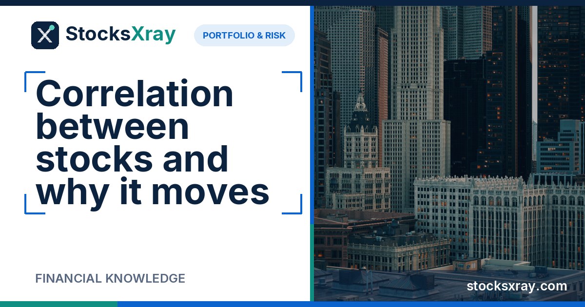Correlation between stocks and why it moves