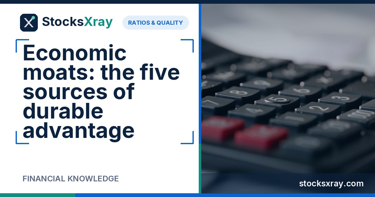 Economic moats: the five sources of durable advantage