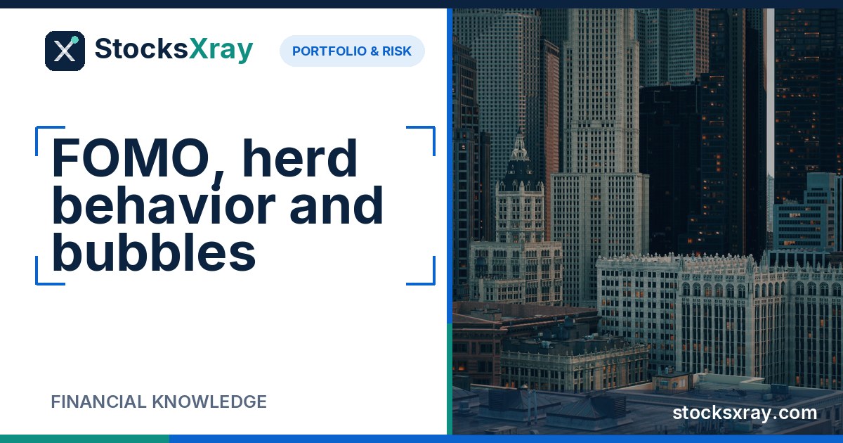 FOMO, herd behavior and bubbles