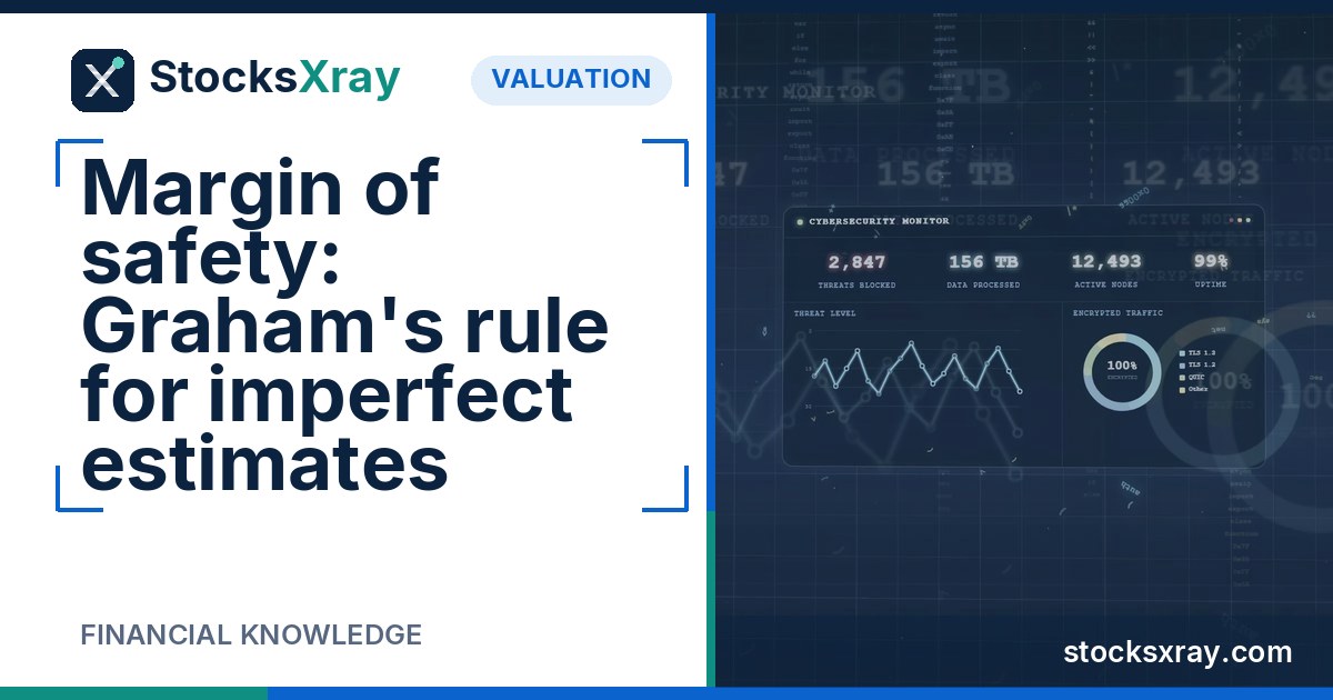 Margin of safety: Graham's rule for imperfect estimates