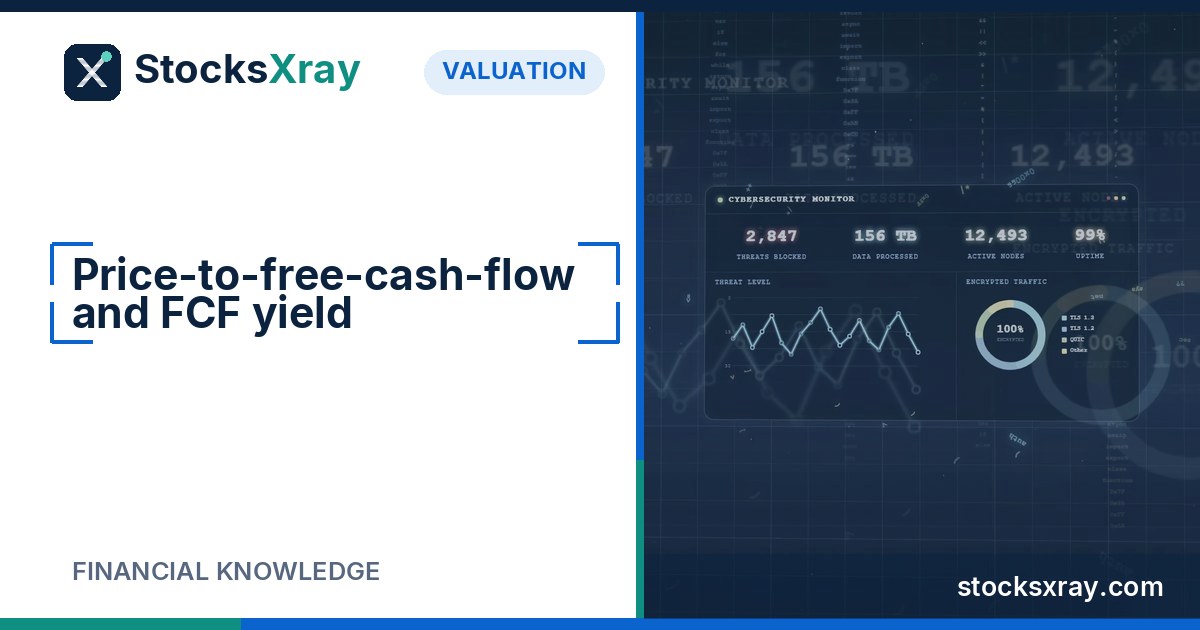 Price-to-free-cash-flow and FCF yield