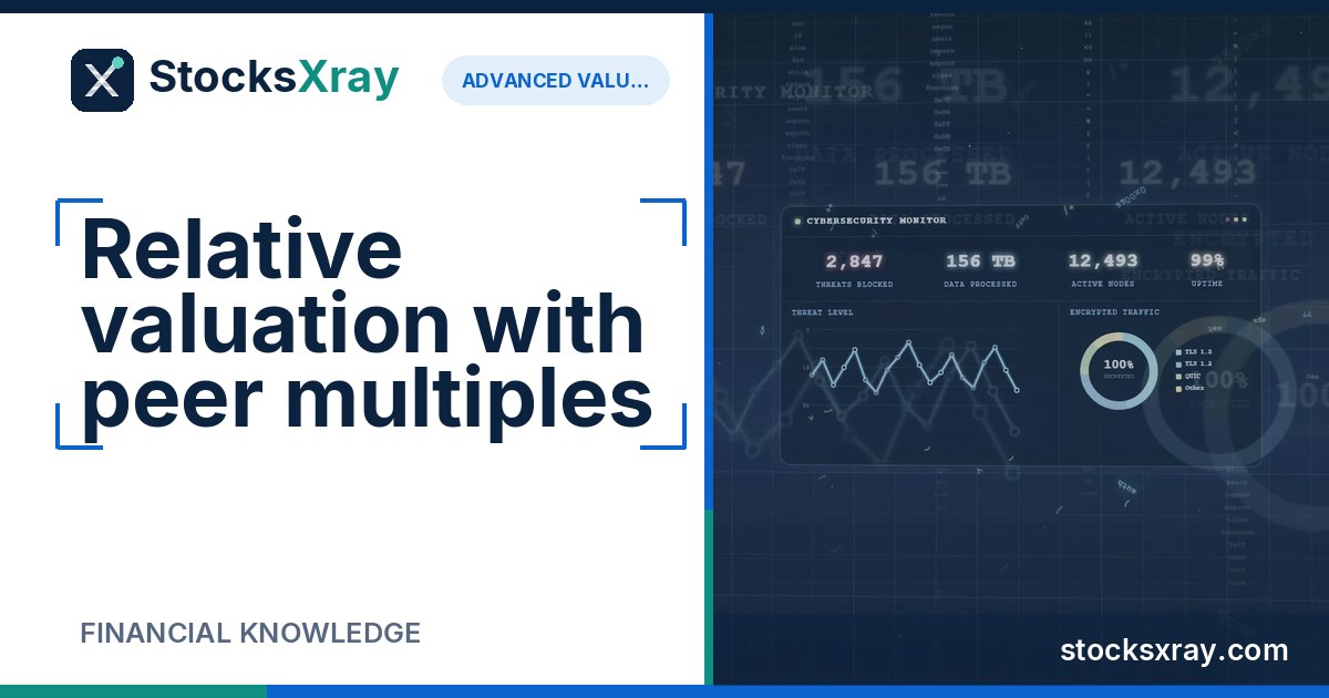 Relative valuation with peer multiples