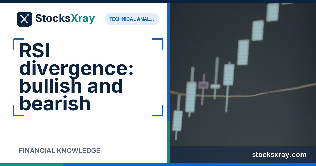 RSI divergence: bullish and bearish