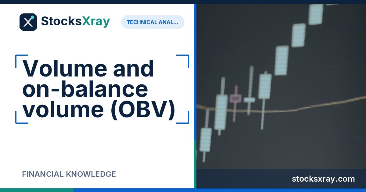 Volume and on-balance volume (OBV)
