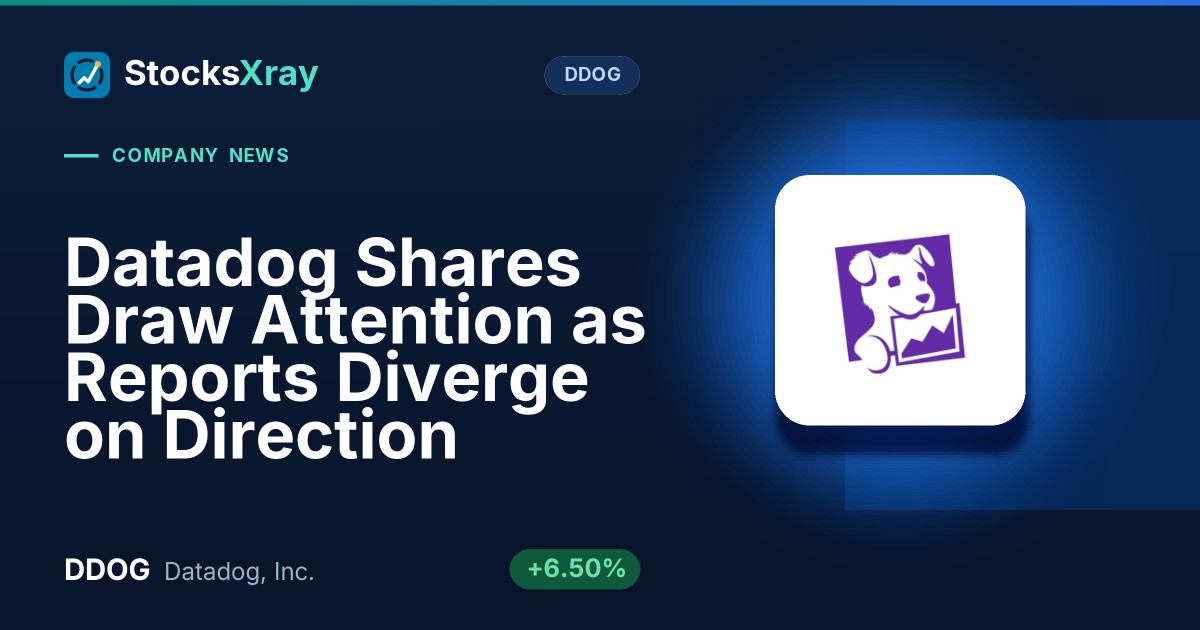 Datadog Shares Draw Attention as Reports Diverge on Direction